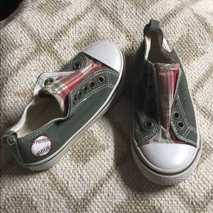 Gymboree converse style slip ons